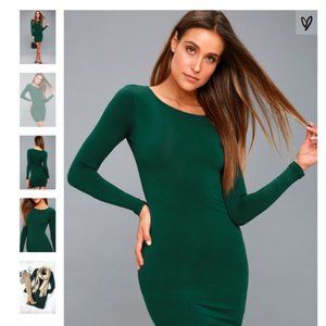 Comeback Baby Forest Green Dress